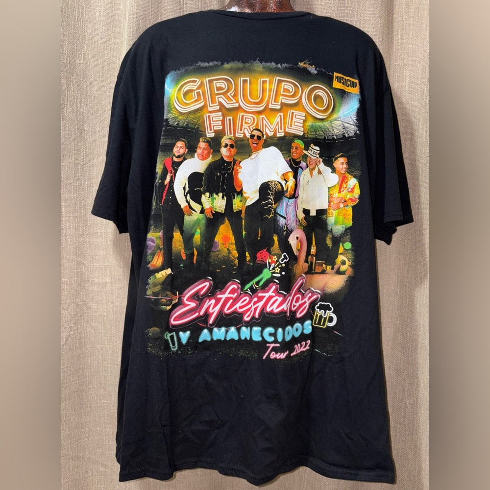 Grupo Firme Black Graphic T-Shirt